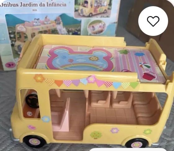 Sylvanian ônibus jardim de infância 