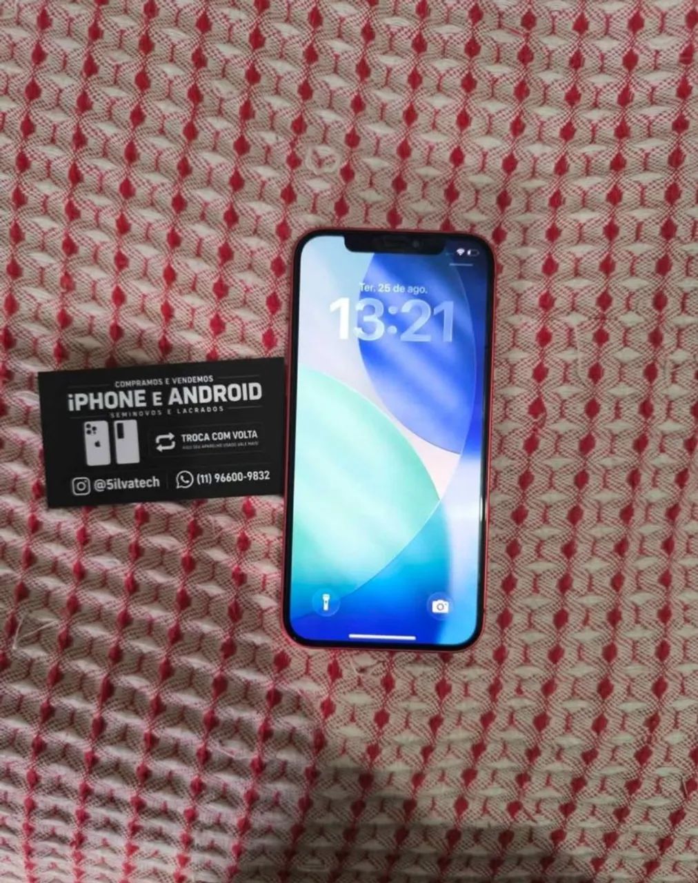iPhone 12 128gb vermelho 