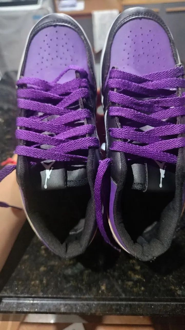 Tênis Jordan Roxo - Foto 3