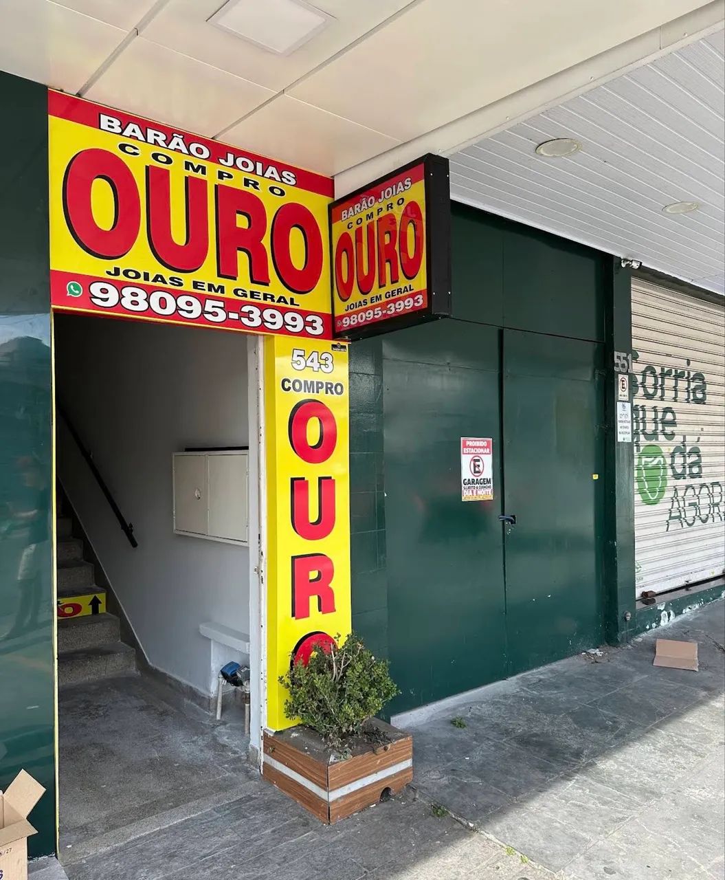Passa-se o ponto, escritório de compro ouro.