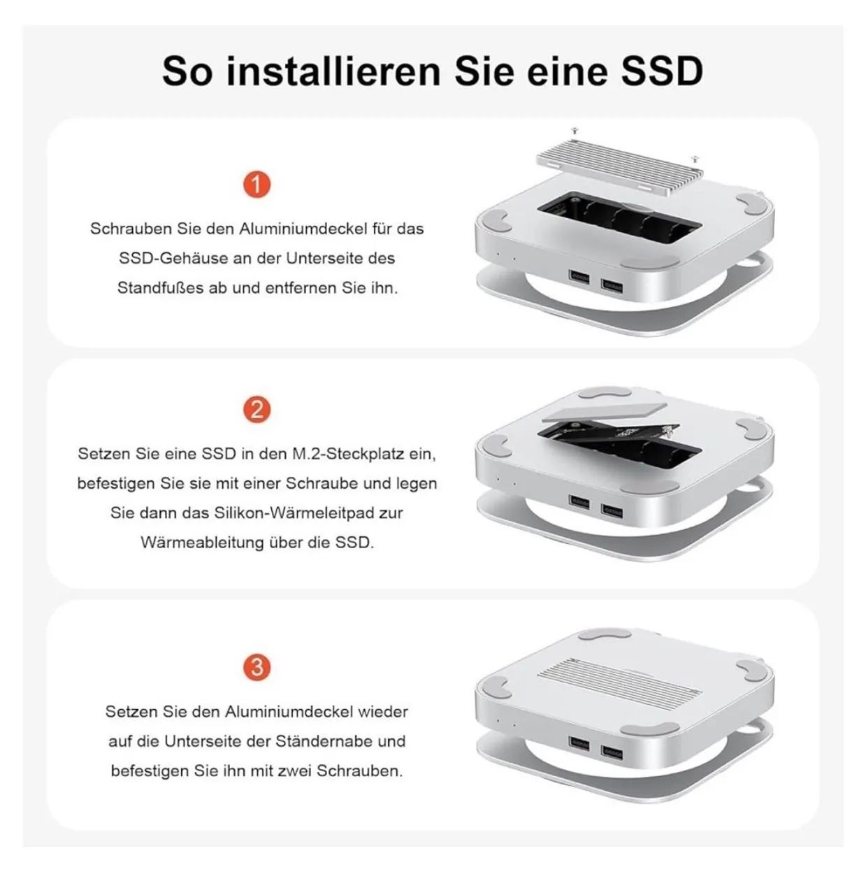 HUB USB 4 para MAC MINI M4 40GBPS - Foto 3
