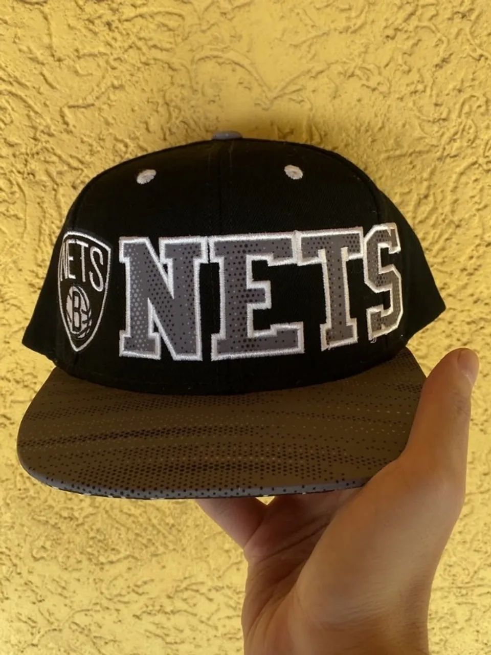 boné aba reta snapback adidas brooklyn nets original novo nba
