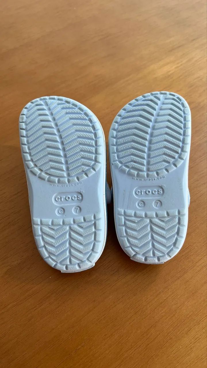 Crocs Infantil Original Azul-Claro - C7 / aprox. 22-23 BR - Foto 4