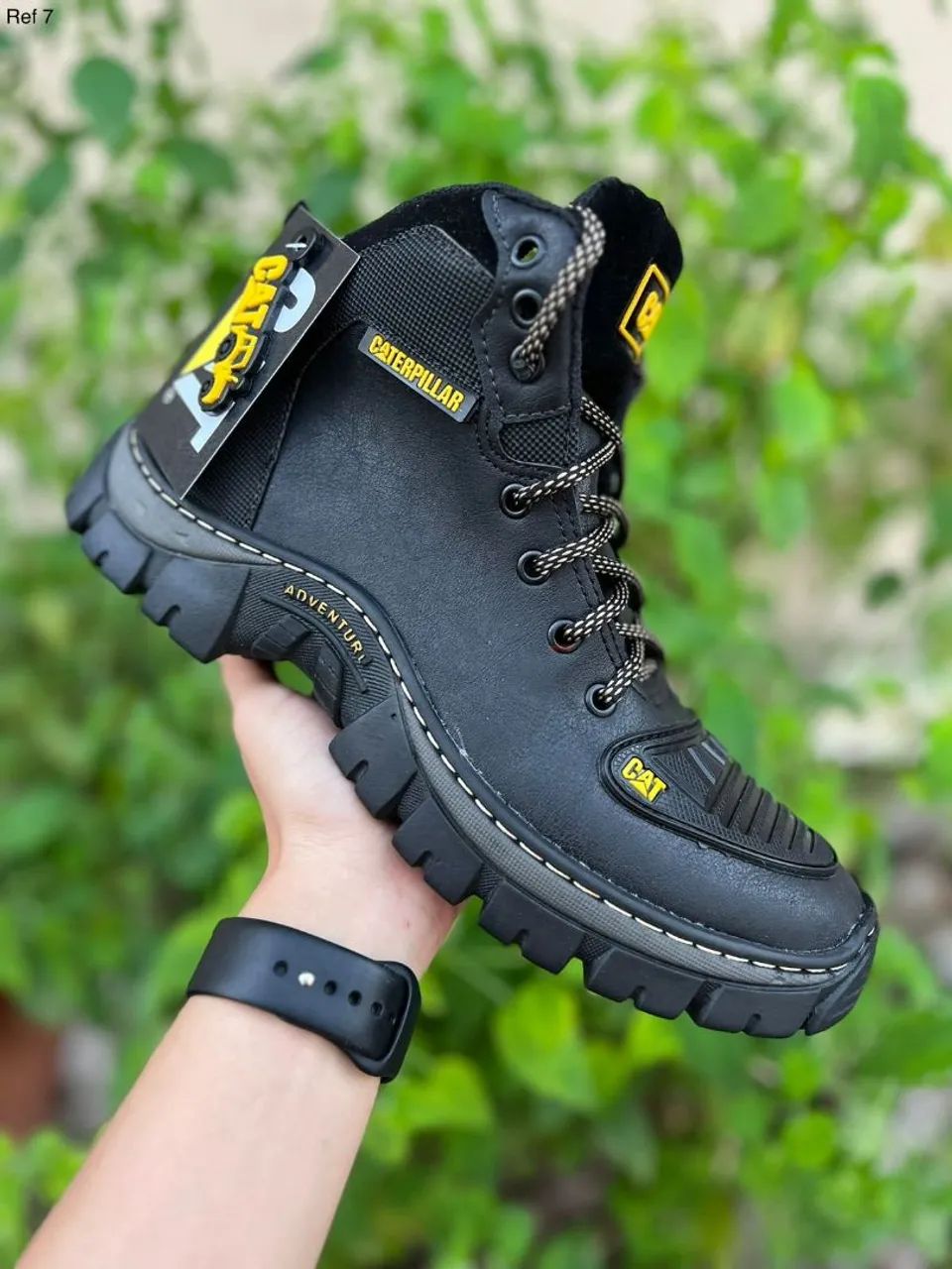 Botas Caterpillar costuradas e colada  - Foto 3