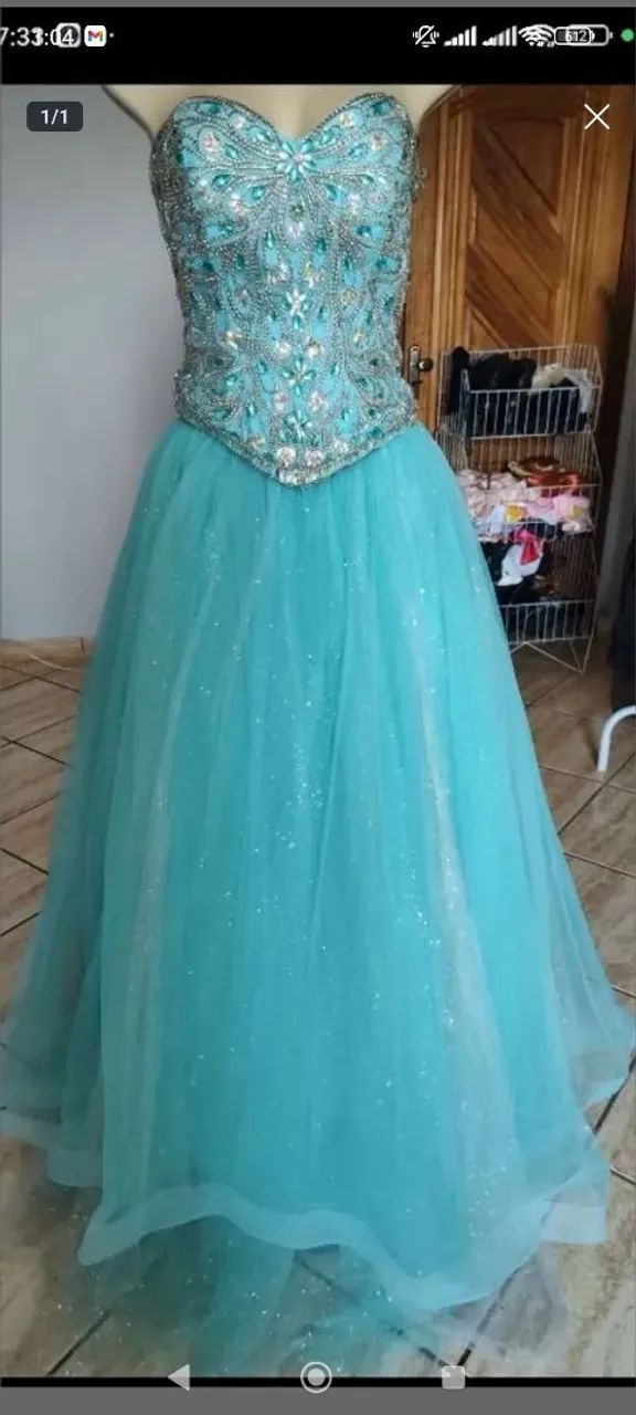 Vestido de festa debutante 