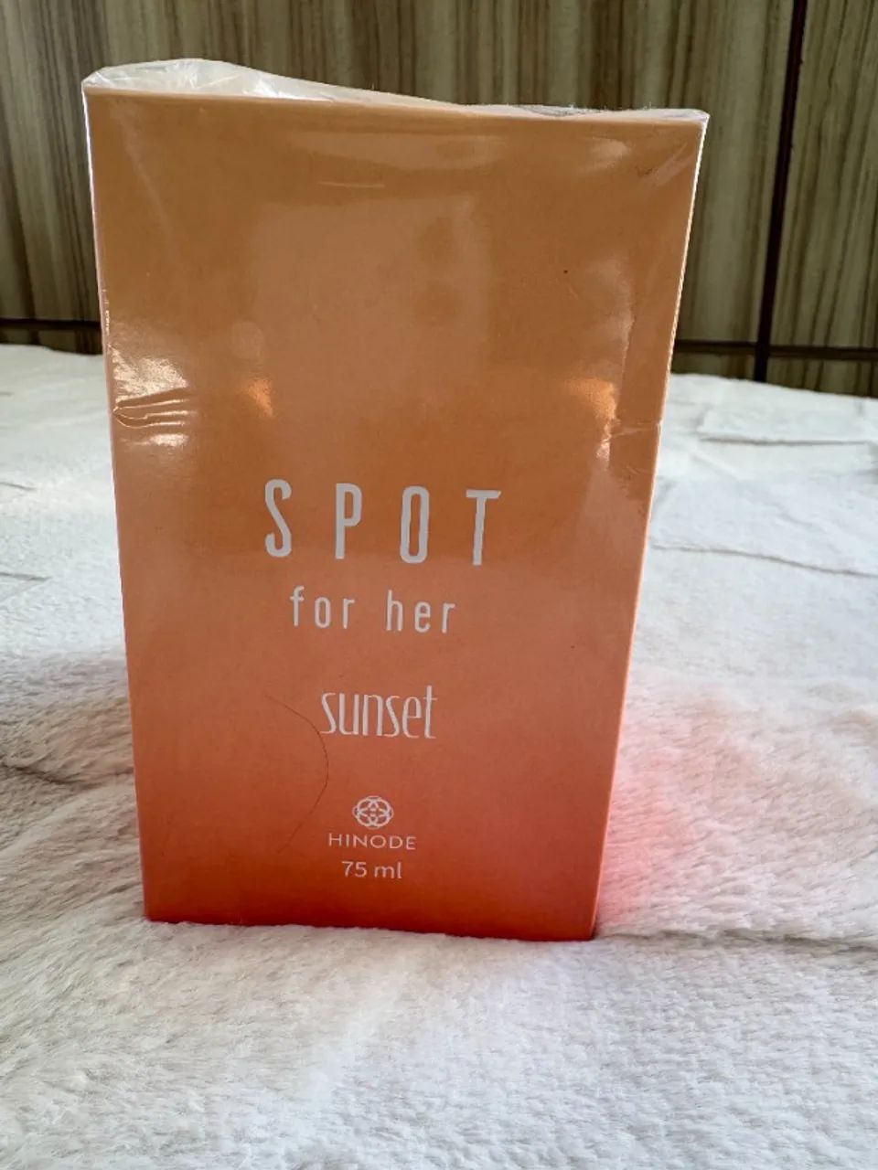 Perfume Hinode Spot for her Sunset, na caixa 