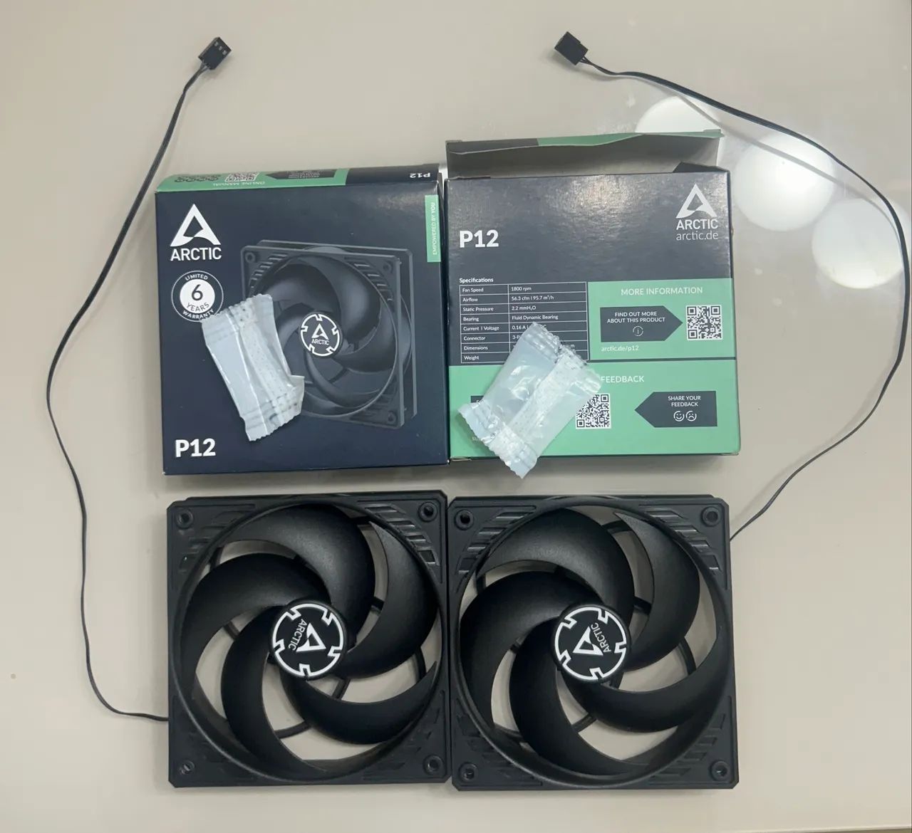 2x Ventoinhas Arctic P12  - Foto 4