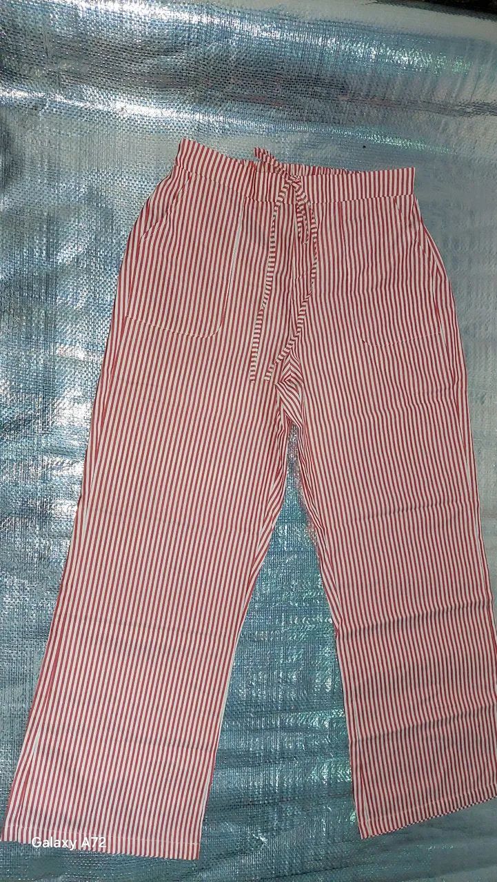 Calça feminina listrada  - Foto 4