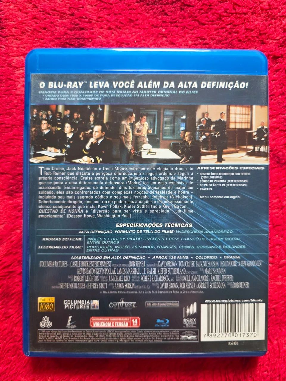 Blu-ray Questão de Honra - Foto 2