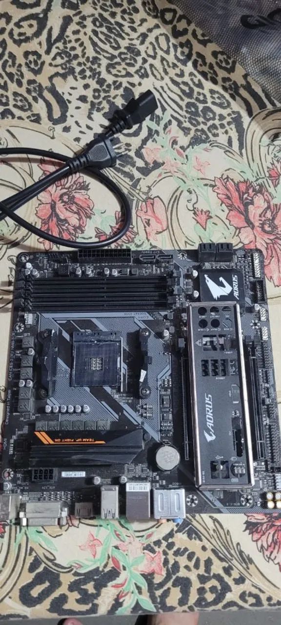 Placa mãe B450M, Fonte cougar 600w,HD 1TB - Foto 3