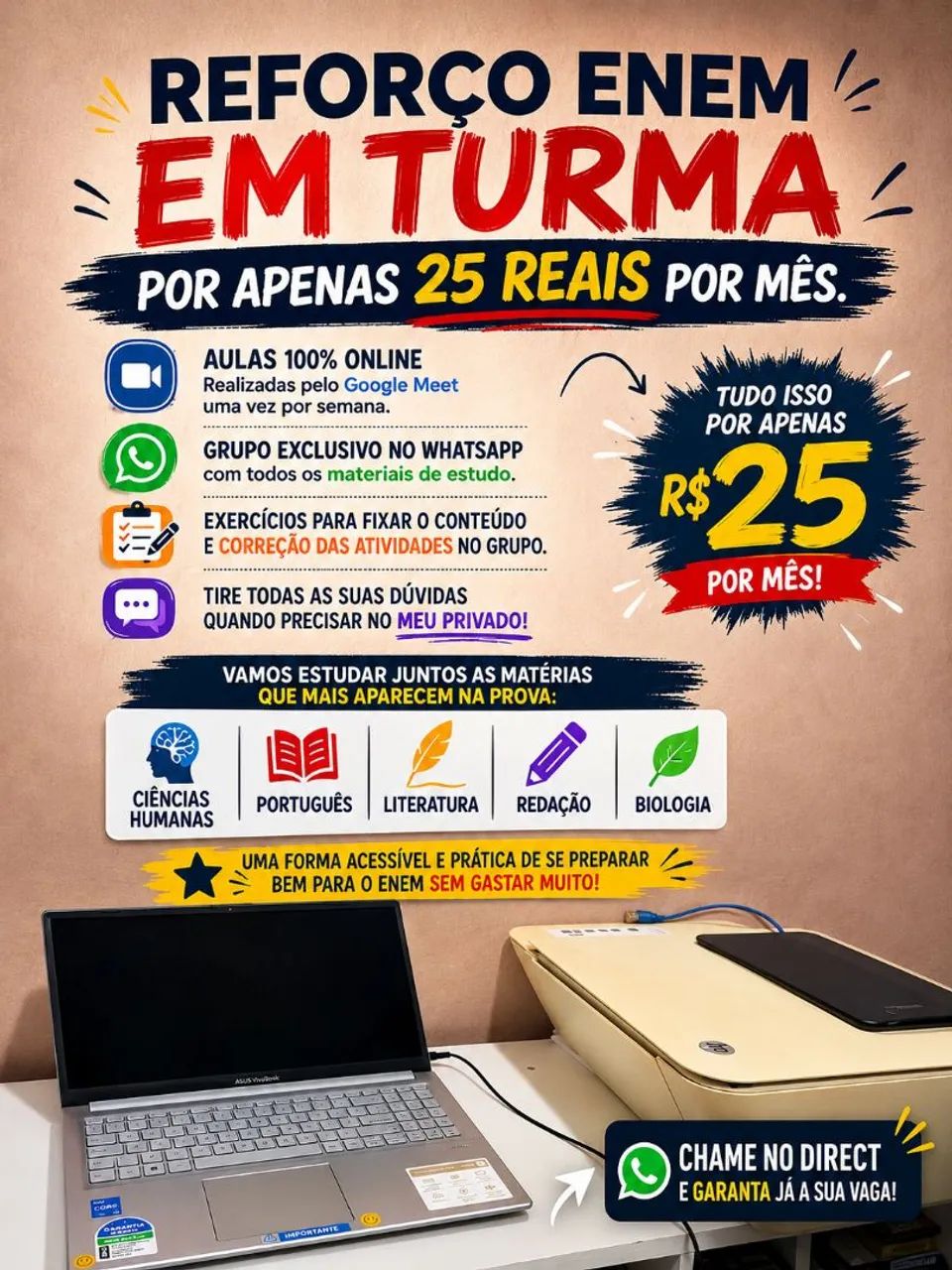 Reforço para o Enem 