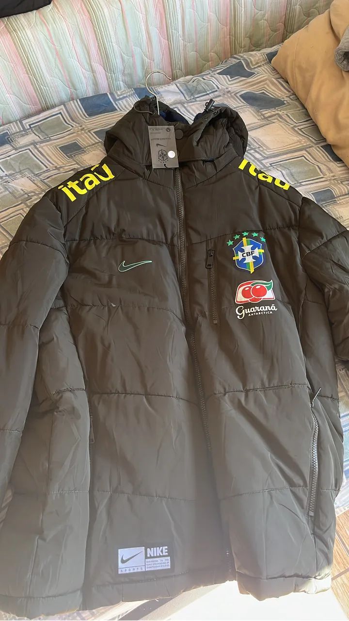 Jaqueta Seleção Brasileira Impermeável Nova | G e GG | Pronta Entrega - Foto 6