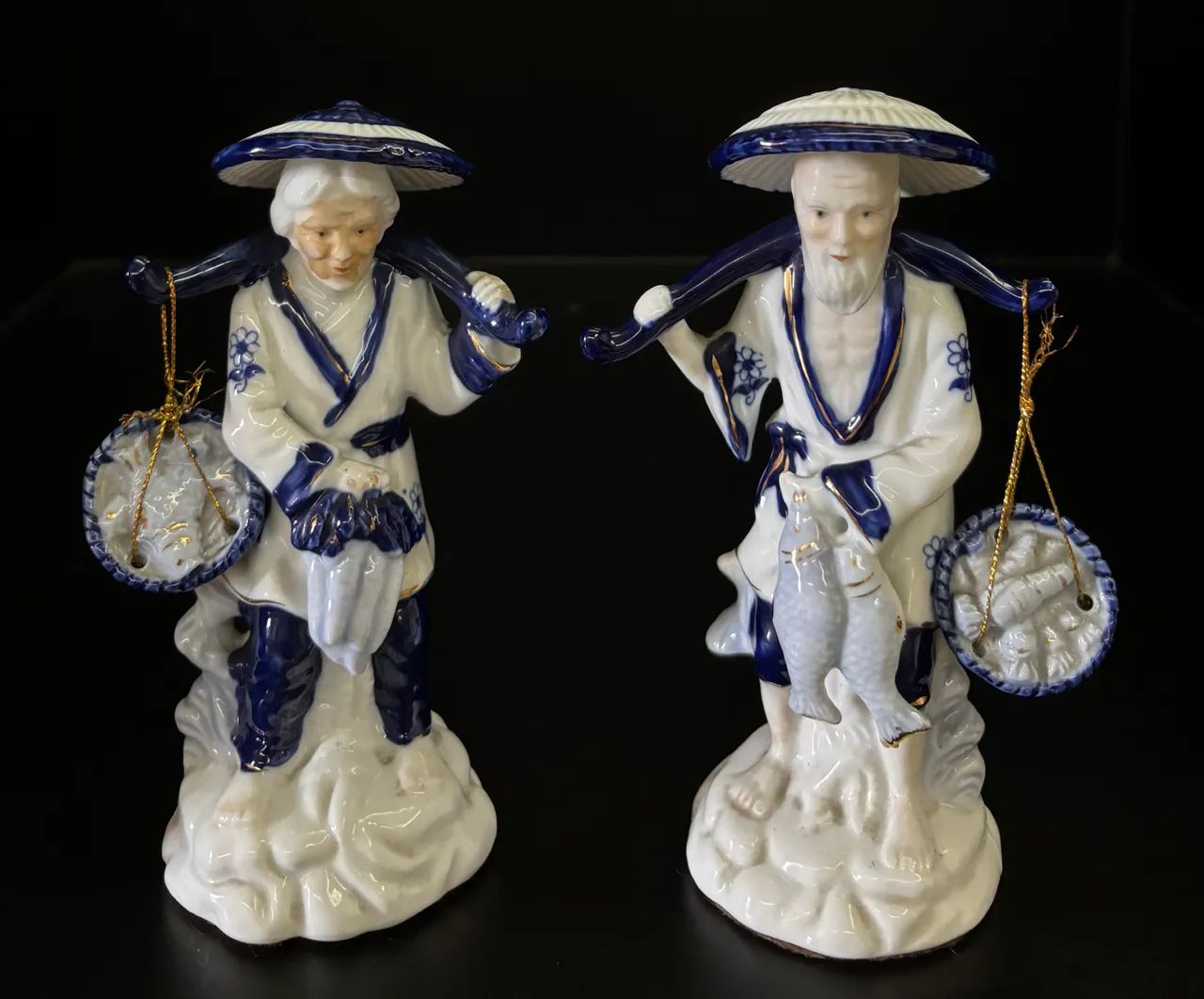 Pair of porcelain figurines