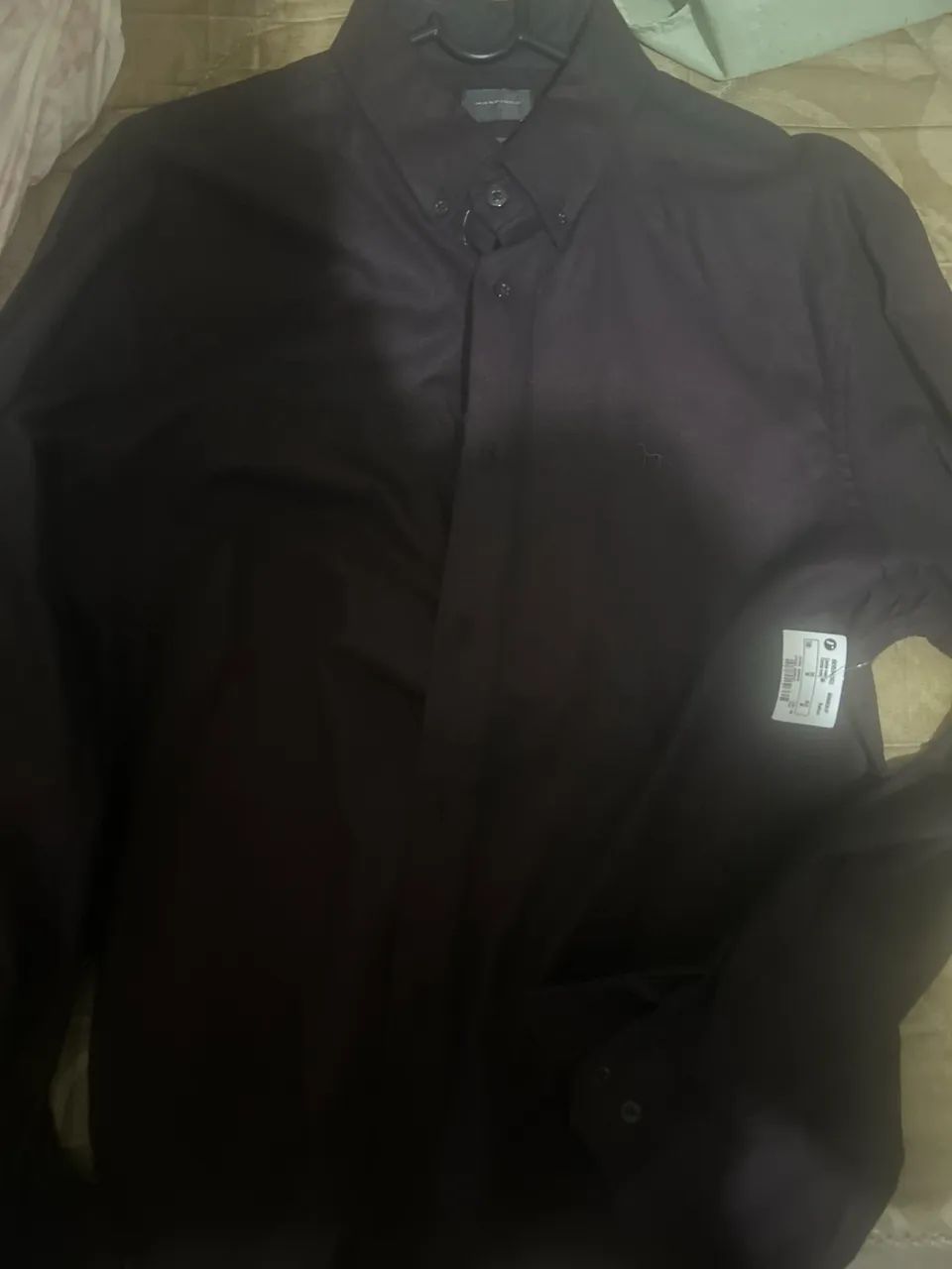 camisa social oxford, manga longa. Nova. - Foto 2
