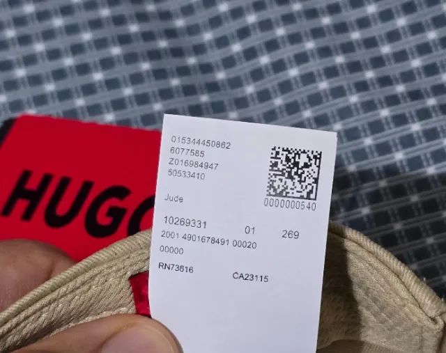  boné hugo boss jude bege  - Foto 3
