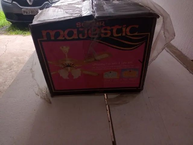 Vendo ventilador de teto estilo vintage novo na caixa - Foto 2