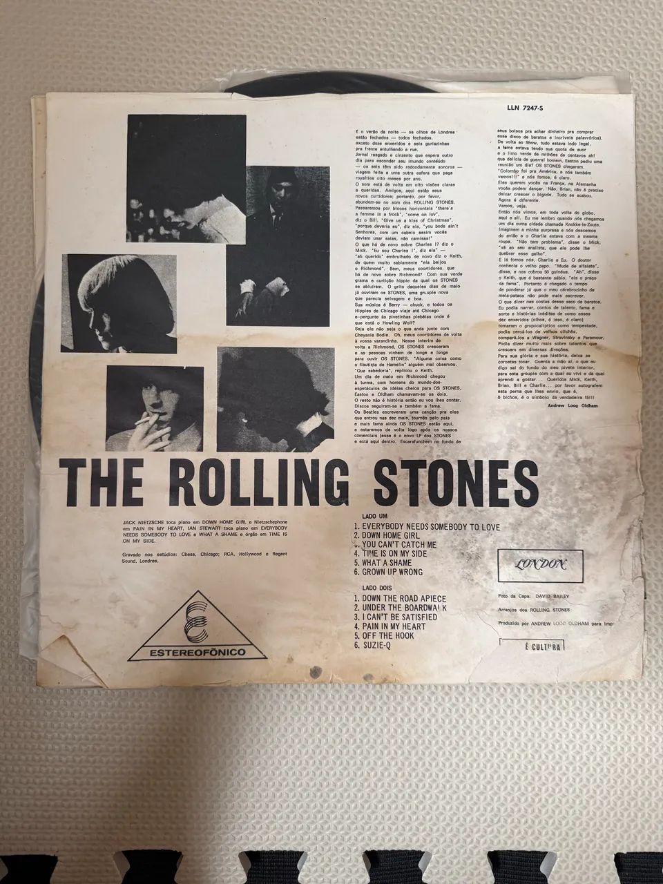 The Rolling Stones No.2 1972 Capa Sanduíche se perdeu - Foto 2