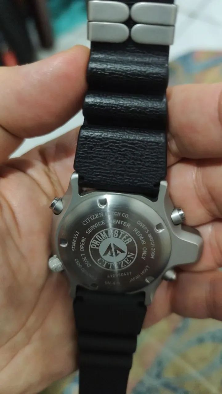RELÓGIO DE MERGULHO CITIZEN PROMASTER AQUALAND JP2000 SÉRIE PRATA - Foto 4