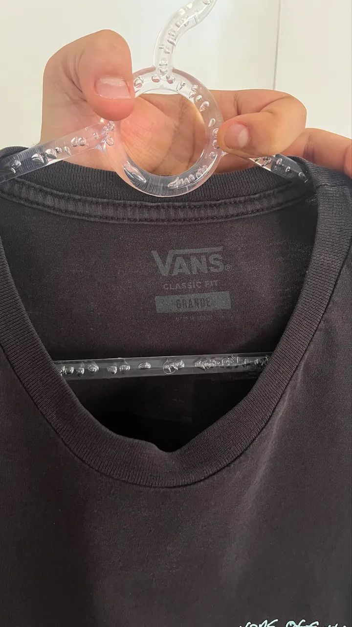 Blusa Vans Off the wall Preta  - Foto 4
