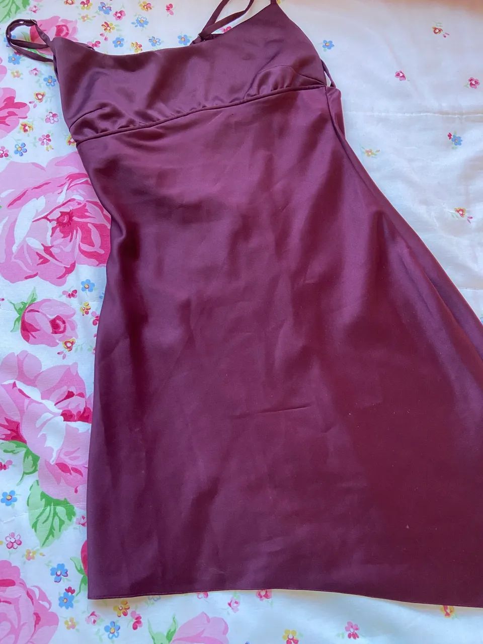 Vestido vinho