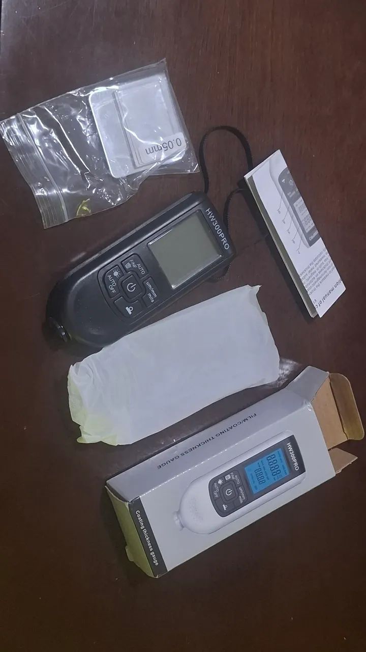 Medidor digital espessura camada de tinta 