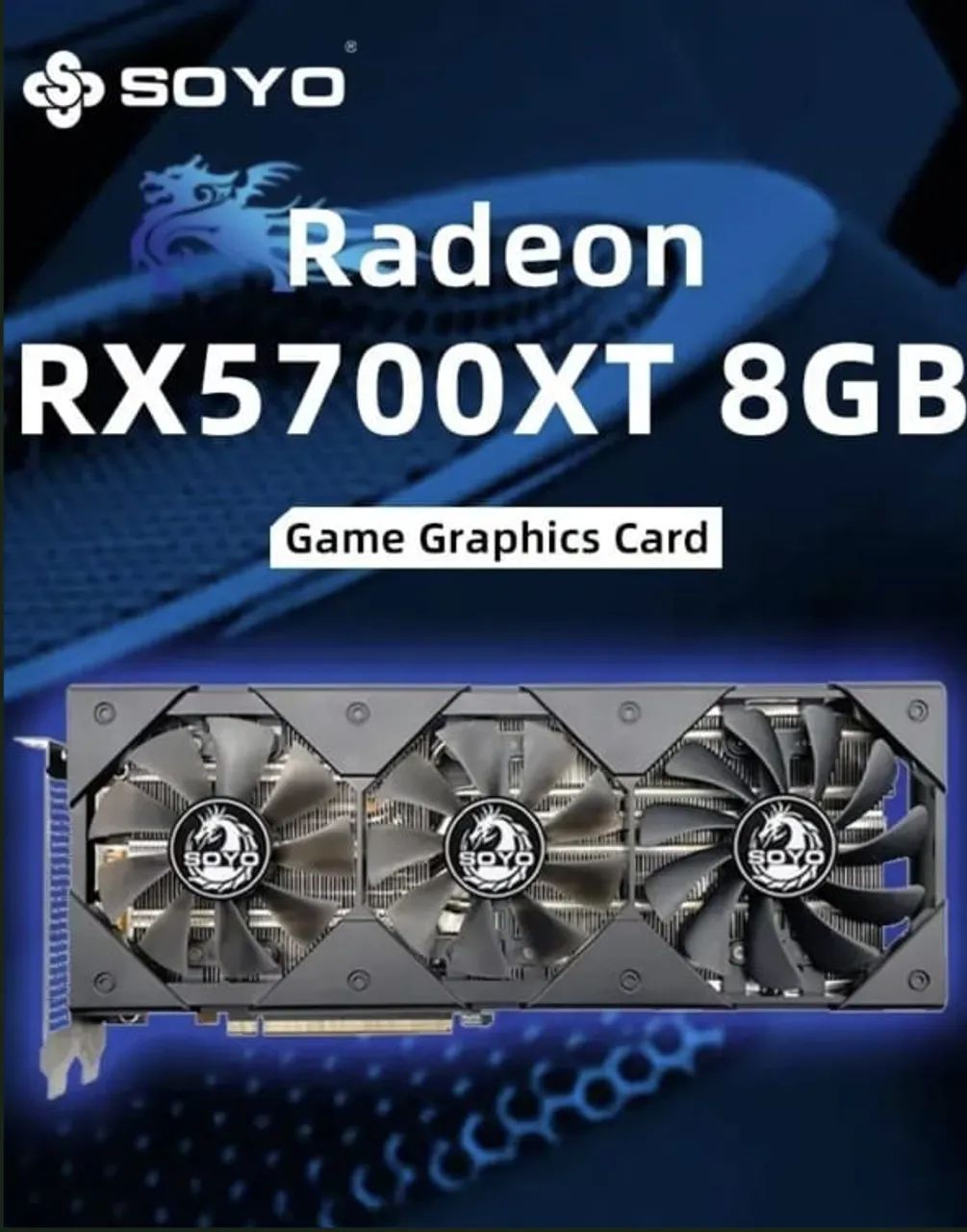 SOYO AMD RX5700XT 8GB Graphics Card - Computadores e Desktops