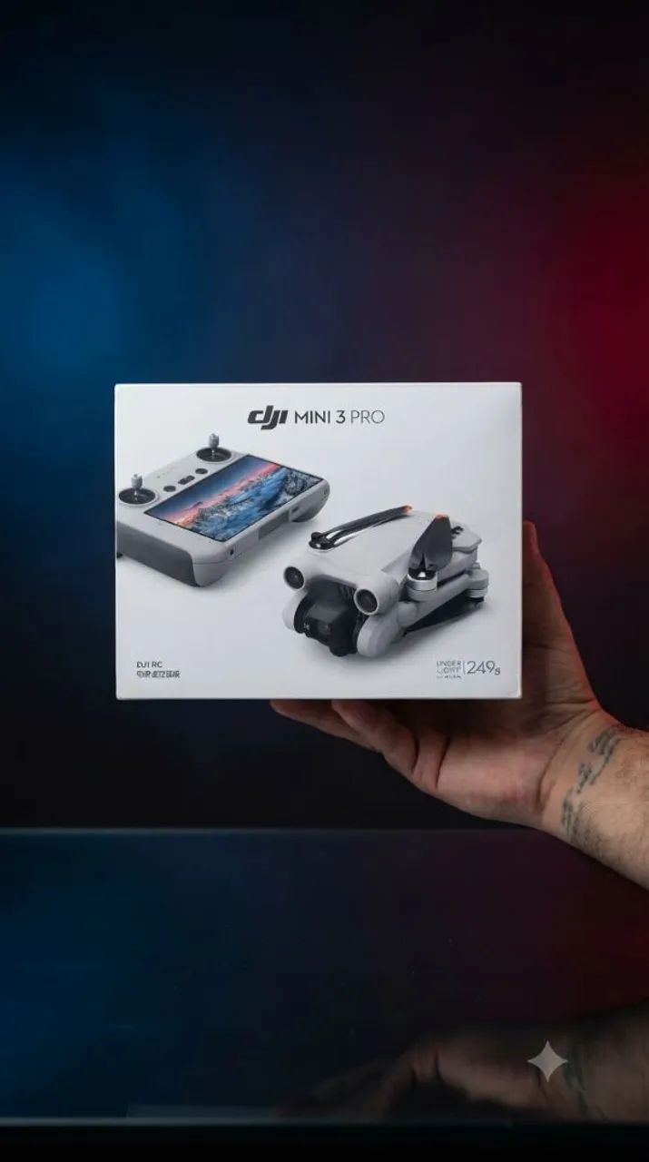 Dji mini 3 pro fly more combo, seminovo!