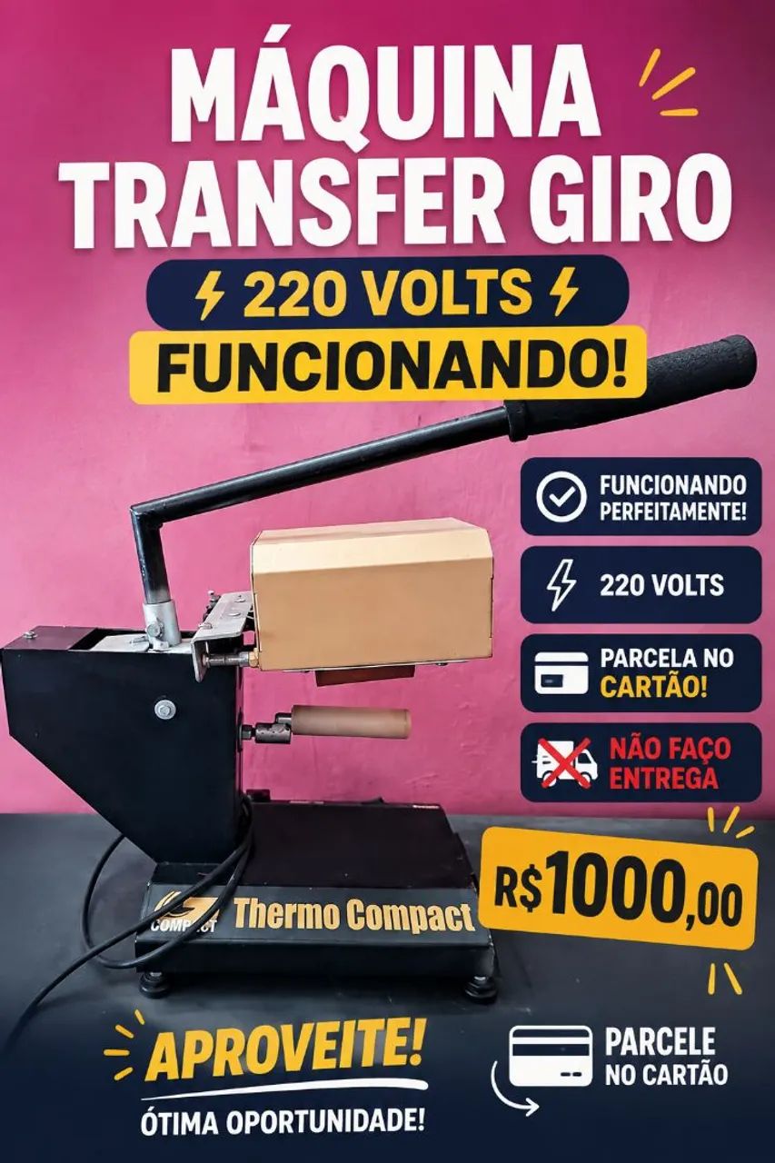 Máquina de giro transfer