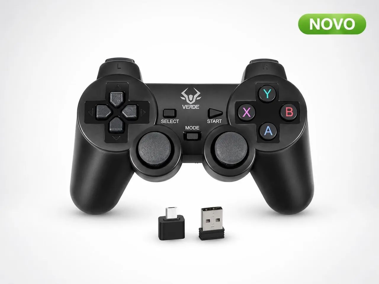 Controle Sem Fio Bluetooth Double Shock PS-PC-S para PS3, PC e Android