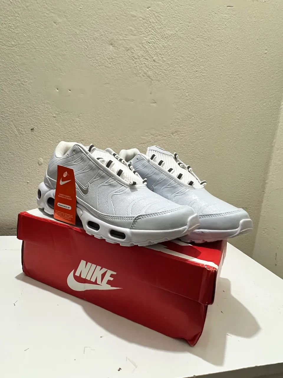 ? NIKE AIR PLUS TN BRANCO ? TAMANHO 42