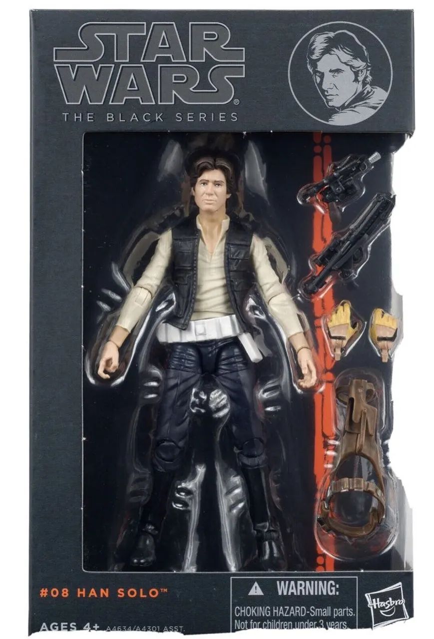 Han Solo Star Wars Black Series Wave 2 Hasbro Original