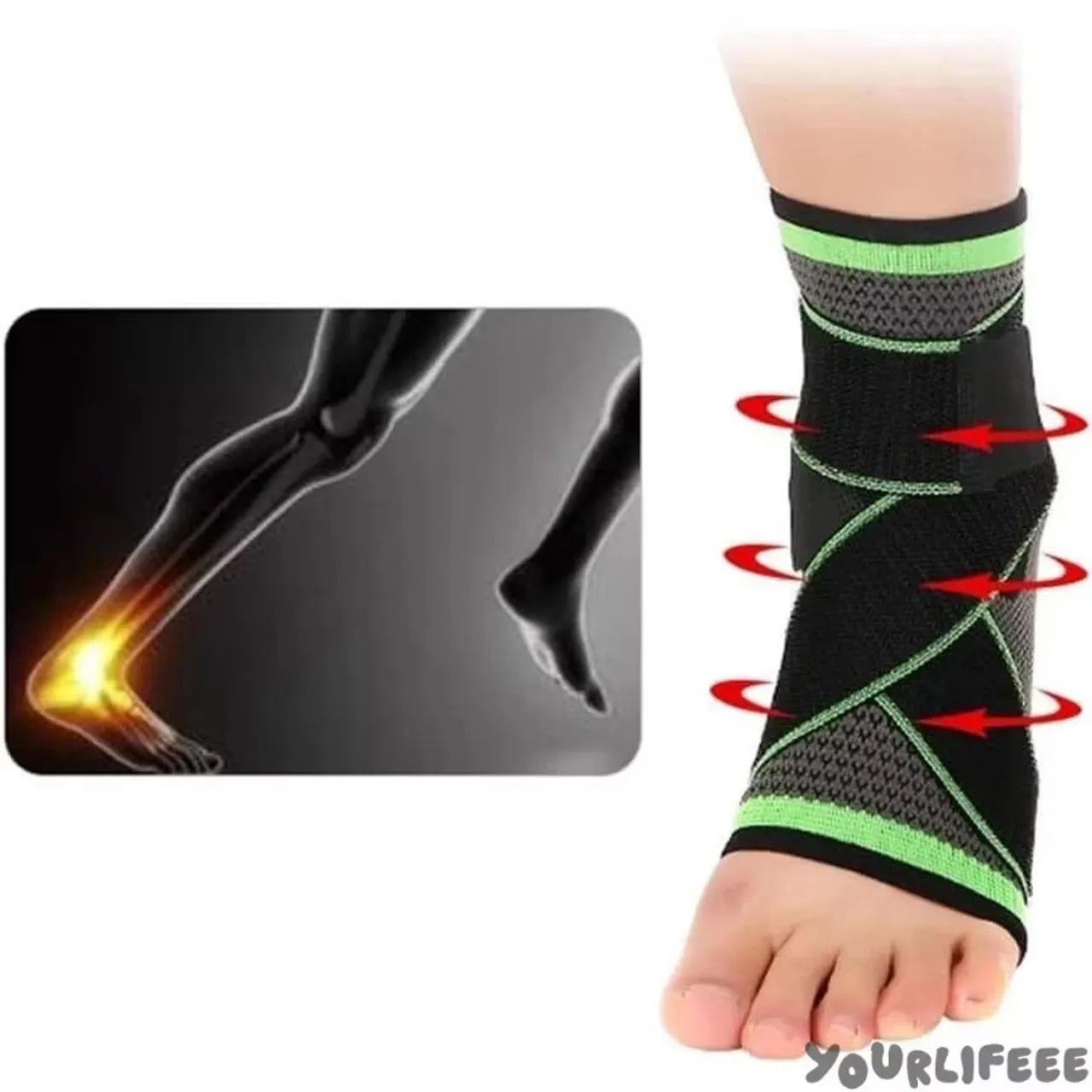 Kit 2 tornozeleiras ortopédicas  - Foto 3