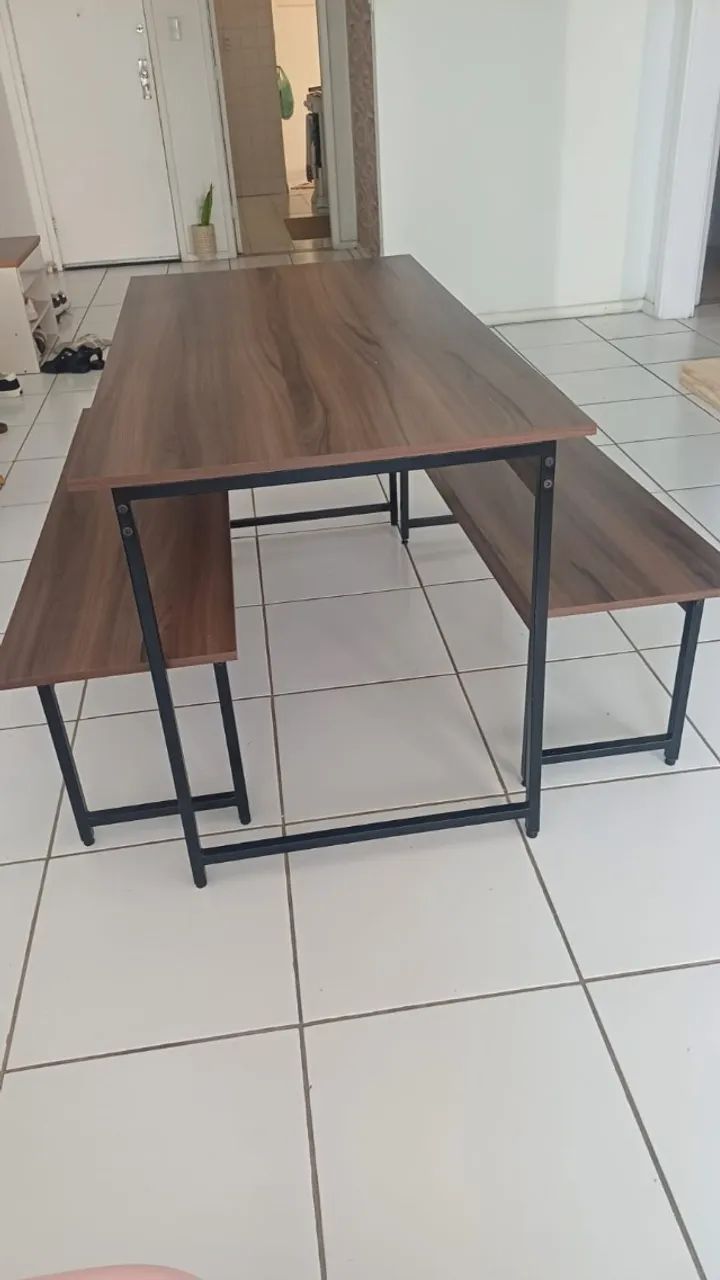 Mesa com bancos  - Foto 2