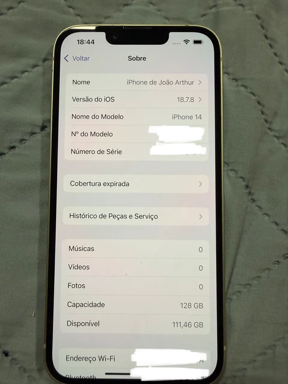 IPhone 14 128GB Branco - Foto 3