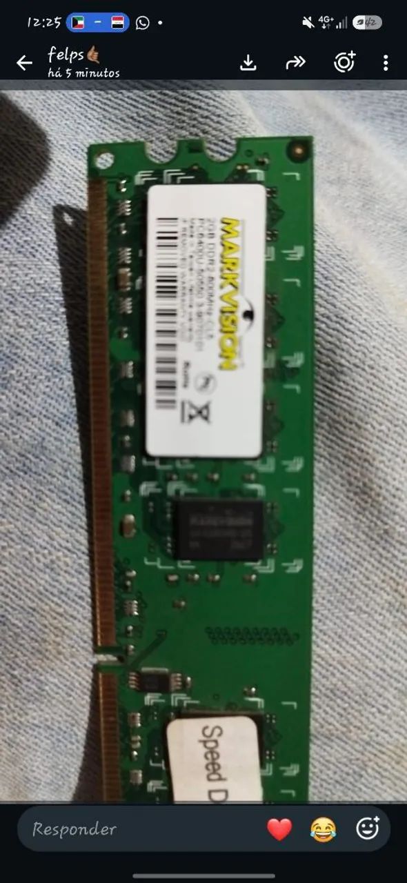 Memoria ram ddr2 2giga
