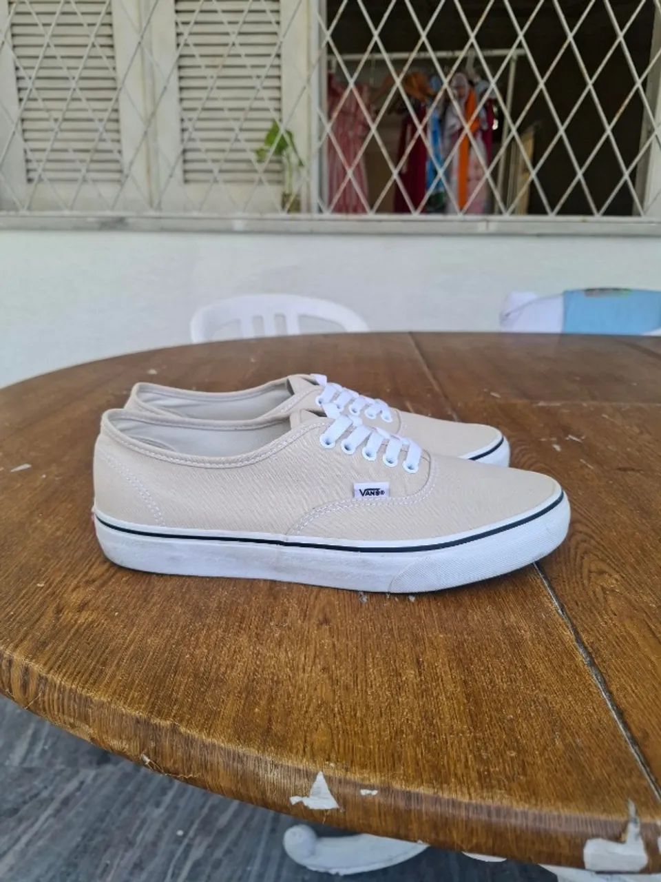 Tenis Vans Authentic Bege - Foto 3