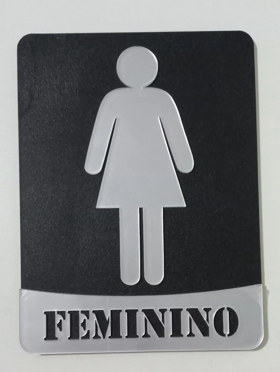 Placas para portas de banheiros - Foto 3