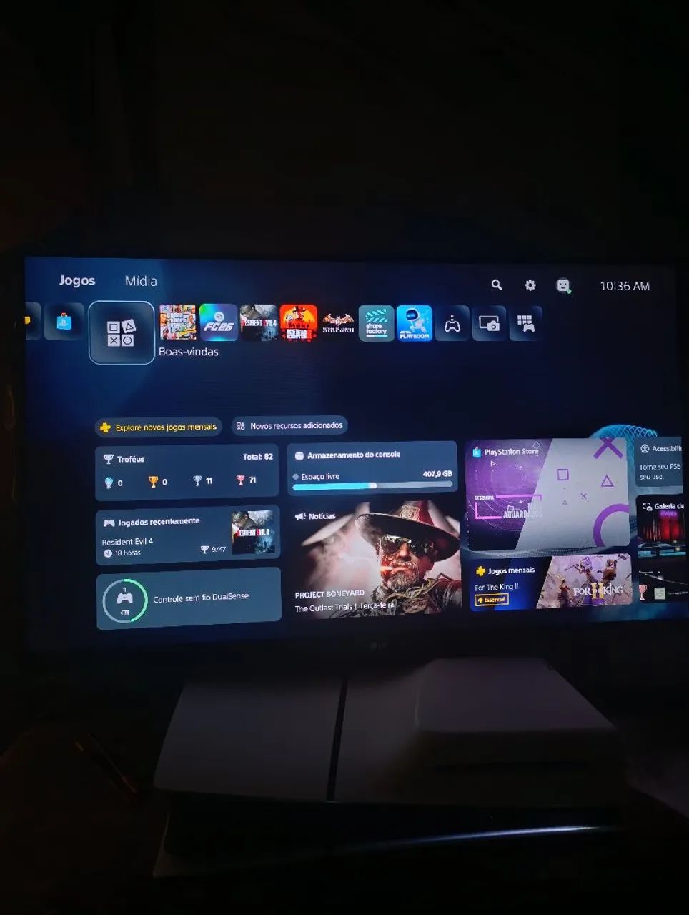 Monitor 4 k com menos de 2 meses de uso  - Foto 2