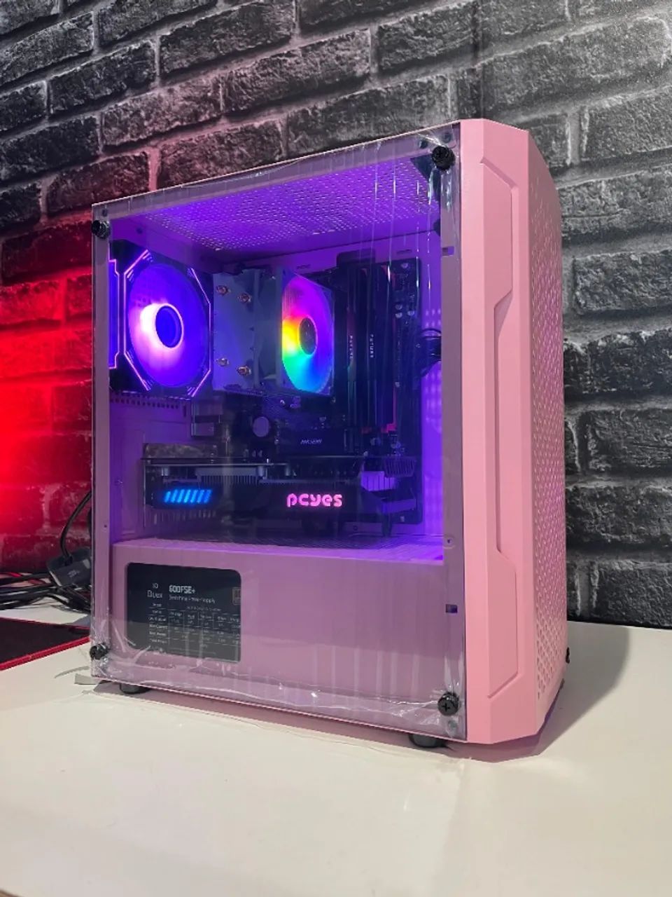 ? PC GAMER ROSA COMPLETO - ESTILO + DESEMPENHO ? - Foto 2