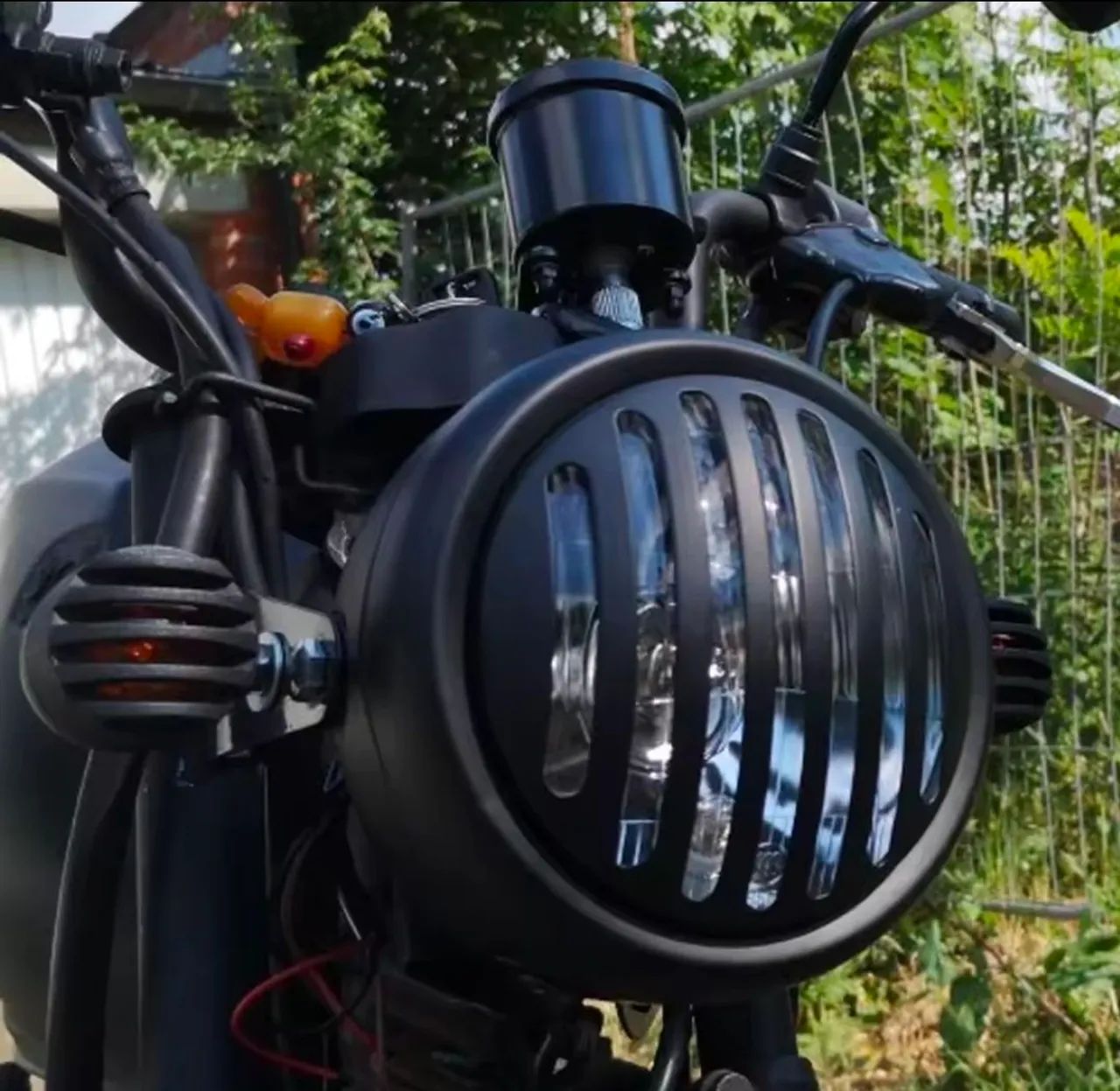 Farol para moto Coffe Racer