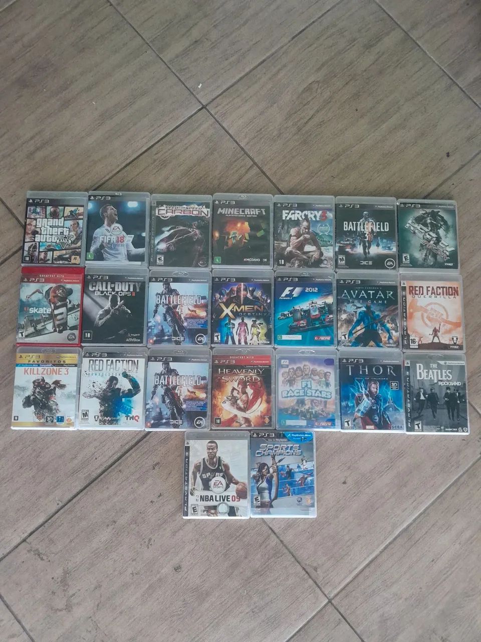 Jogos Playstation 3 valor cada jogo a partir 80,00 aceita cartão de crédito 