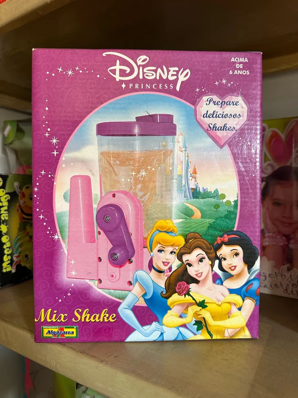 brinquedo vintage anos 2000 disney princesas mix shake 