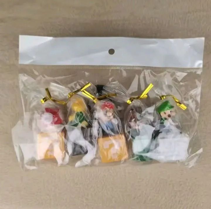 5 Mini Boneco estatueta Mario Bros em pvc - Foto 5