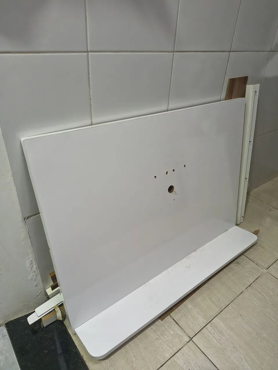 Painel de Tv branco MDF  - Foto 3