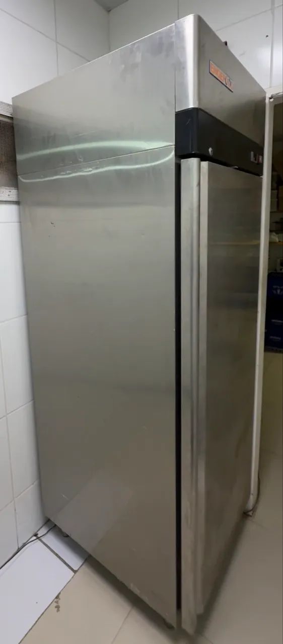 Freezer industrial vertical inox 