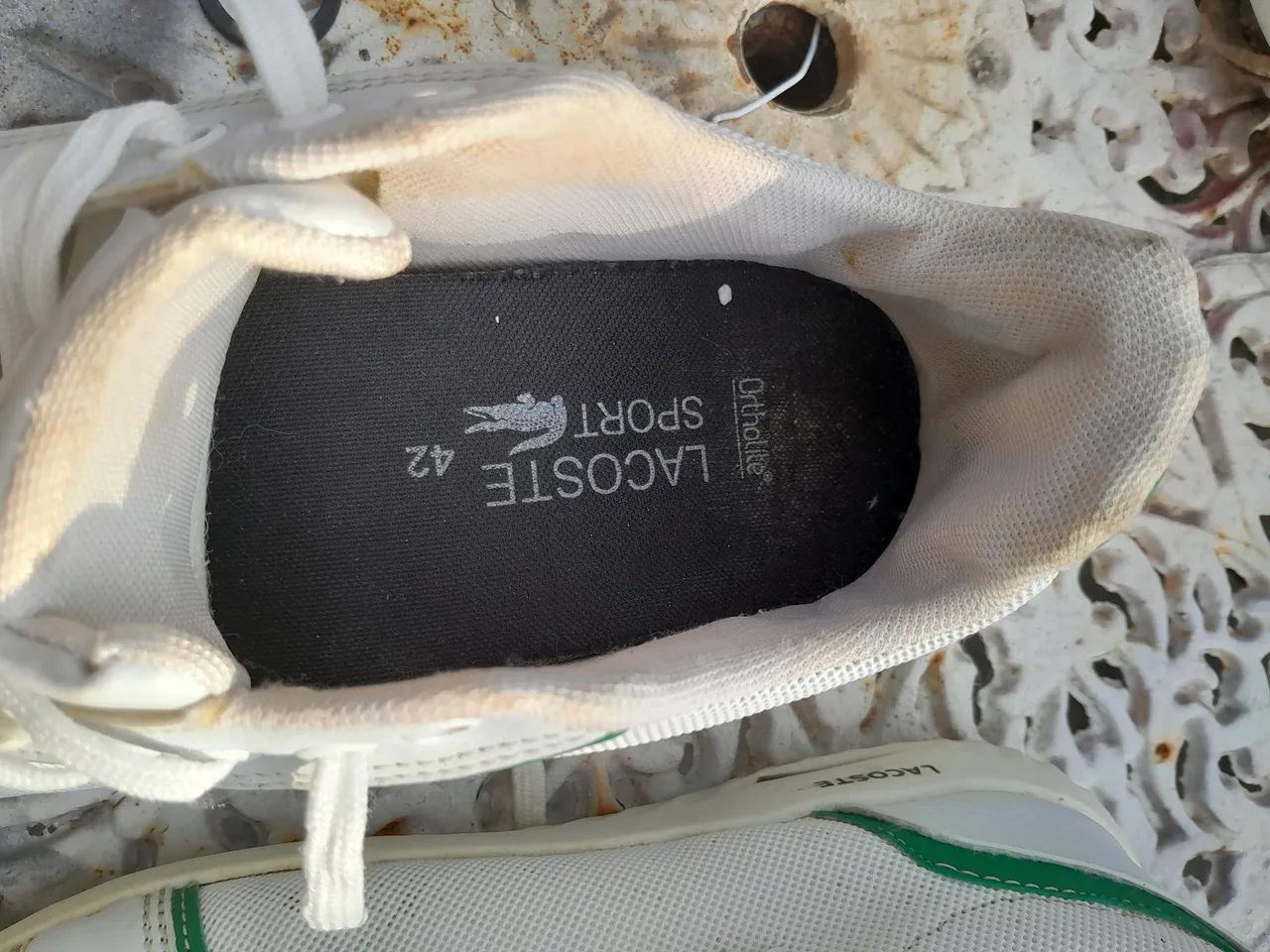 Tênis Branco Lacoste n°42 - Foto 4