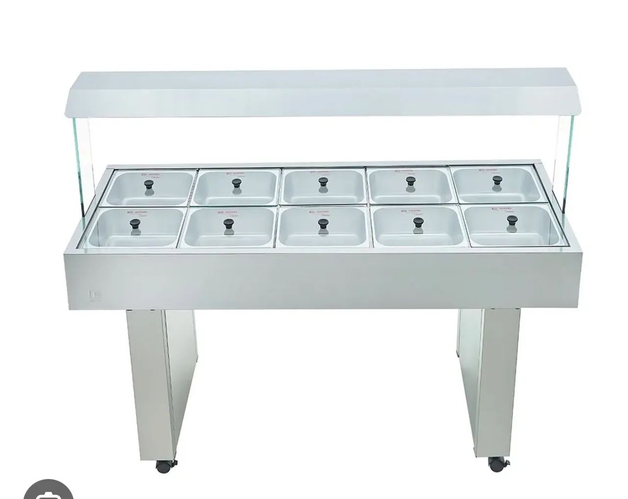Buffet self Service 10 Cubas inox 