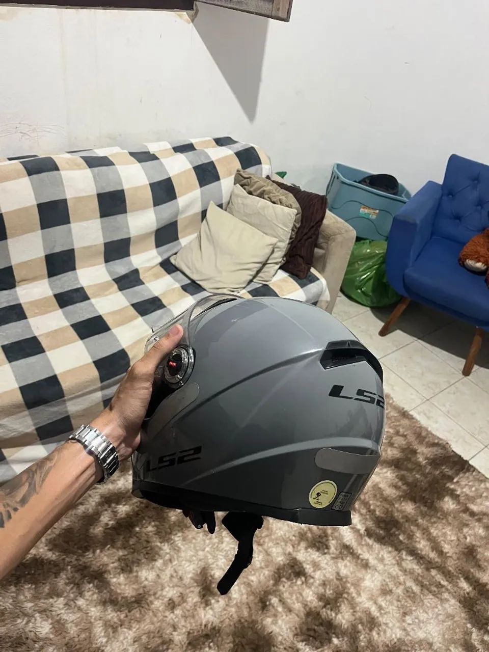 Capacete ls2 tam 60 - Foto 3