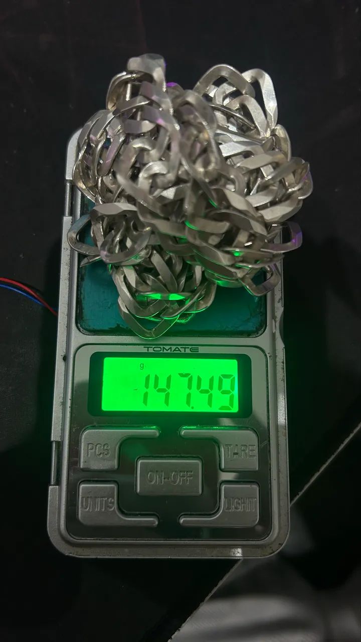 Cordão e pulseira de prata  - Foto 3