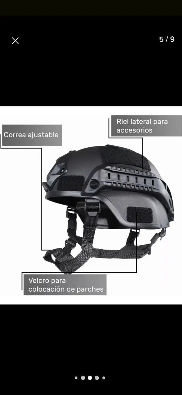 CAPACETE MICH 2000, COR PRETO - Foto 6